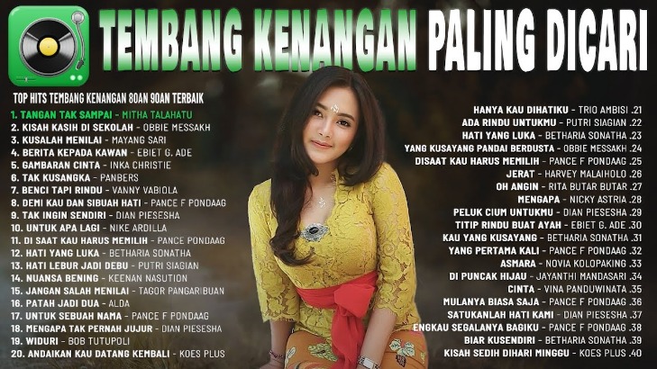 album lawas Indonesia musik nostalgia Indonesia 
